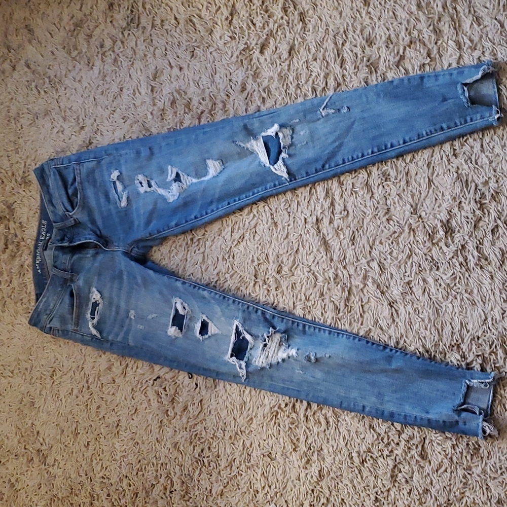 American eagle, size 4, super low jegging